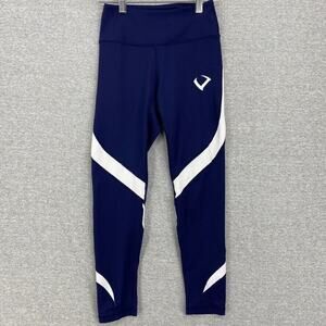 Violate The Dress Code Leggings Womens XS Blue Athletic Gym Yoga Activewear Run